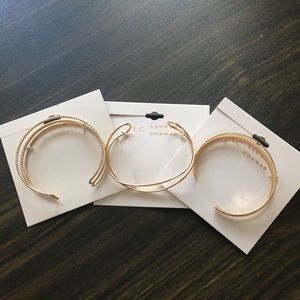 Bundle of three bracelets